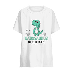 Personalisiertes T-shirt für Papa | personalisierte Geschenke für Papa | Dinosaurier-Familie
