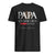 Ich Liebe Dich Papa In Jedem Universum, Personalisierbar T-shirt für Papa