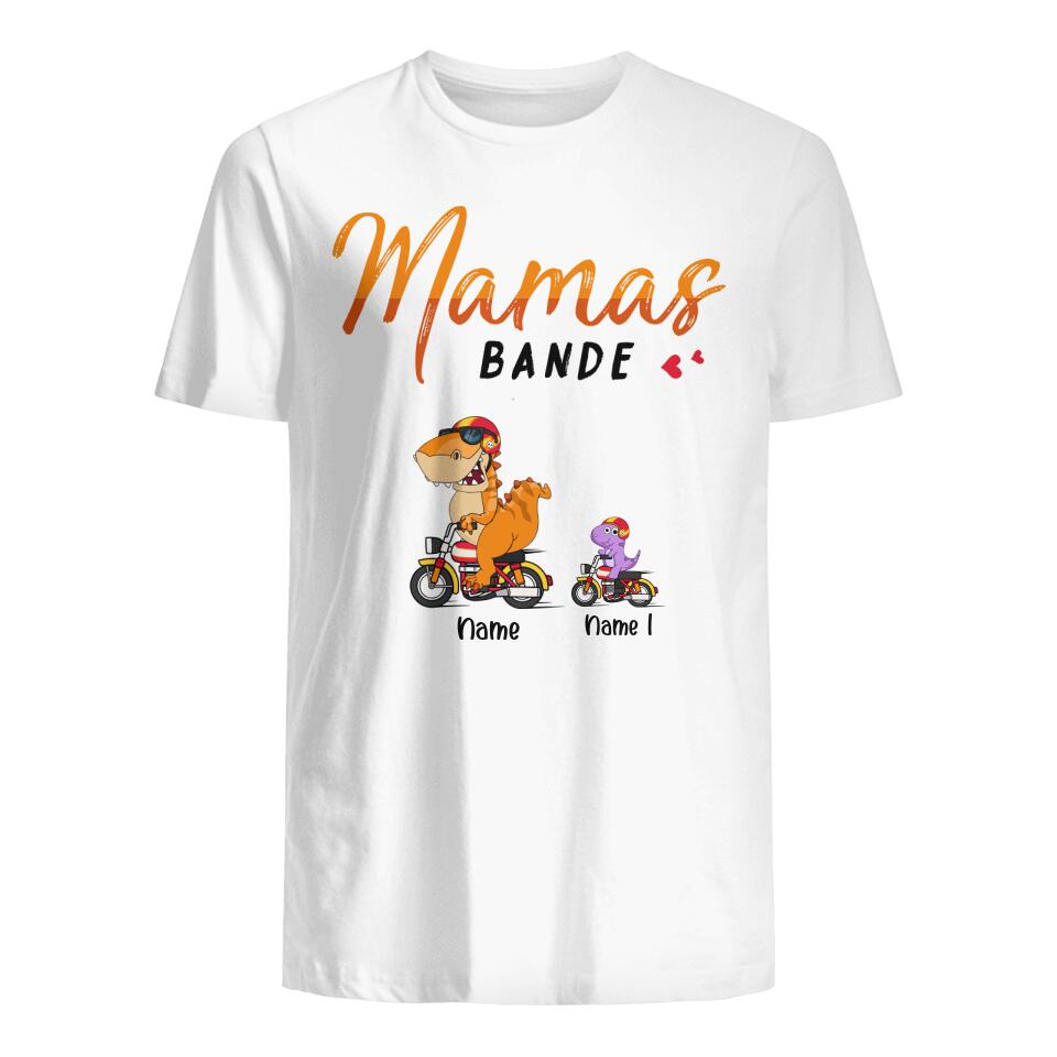 Personalisiertes T-shirt für Mama | personalisierte Geschenke für Mutter | Mamas Bande