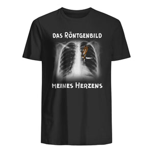 Personalisiertes T-shirt für Tierliebhaber | personalisierte Geschenke für Tierliebhaber | Das Röntgenbild Meines Herzens