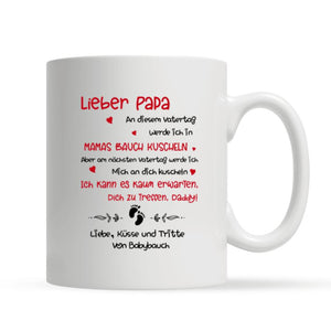 Personalisierte Tasse für Papa | personalisierte Geschenke für Vater | Des Babys photo