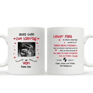 Personalisierte Tasse für Papa | personalisierte Geschenke für Vater | Des Babys photo