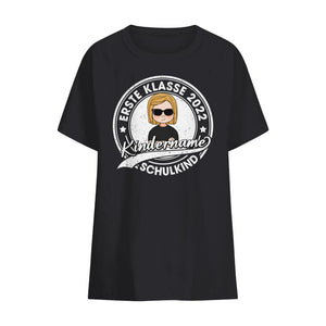 Schulkind, Personalisierbar Unisex T-Shirt Für Kids Von 6-14 Jahren