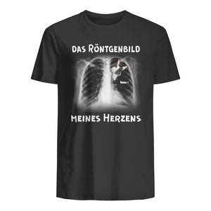 Personalisiertes T-shirt für Tierliebhaber | personalisierte Geschenke für Tierliebhaber | 
das Röntgenbild meines Herzens Kaninchen