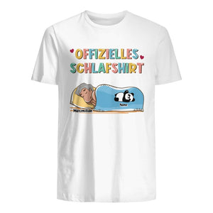 Personalisiertes T-shirt für Tierliebhaber | personalisierte Geschenke für Tierliebhaber | Offizielles Schlafshirt