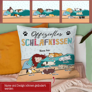 Personalisiertes Kissen für Tierliebhaber | personalisierte Geschenke für Tierliebhaber | Offizielles Schlafkissen