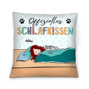 Personalisiertes Kissen für Tierliebhaber | personalisierte Geschenke für Tierliebhaber | Offizielles Schlafkissen