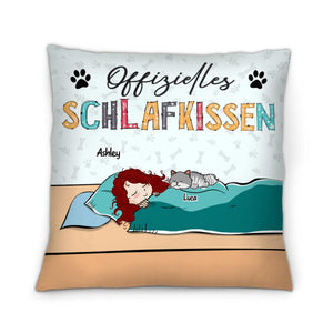 Personalisiertes Kissen für Tierliebhaber | personalisierte Geschenke für Tierliebhaber | Offizielles Schlafkissen