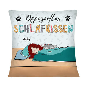 Personalisiertes Kissen für Tierliebhaber | personalisierte Geschenke für Tierliebhaber | Offizielles Schlafkissen