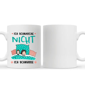 Personalisierte Tasse für Tierliebhaber | personalisierte Geschenke für Tierliebhaber | ich schnarche nicht