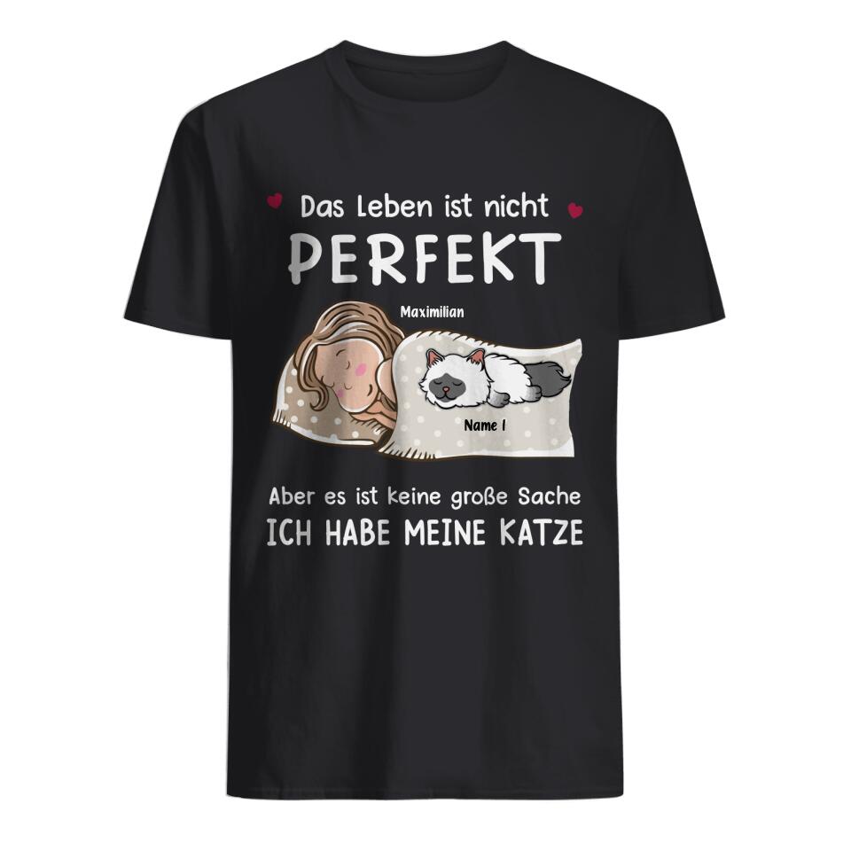 Personalisiertes T-shirt für Katzenliebhaber | personalisierte Geschenke für Katzenliebhaber | Ich habe meine Katze