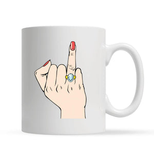 Personalisierte Tasse für Ehefrau | personalisierte Geschenke für Ehefrau | Ringfinger Hochzeitsgeschenk Jubiläum