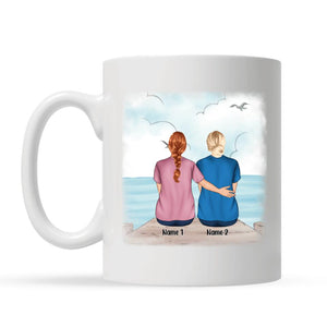 Personalisierte Tasse für Schwiegermutter | personalisierte Geschenke für Mutter | Schwiegermutter und Schwiegertochter gesegnet eine Schwiegermutter wie dich zu haben