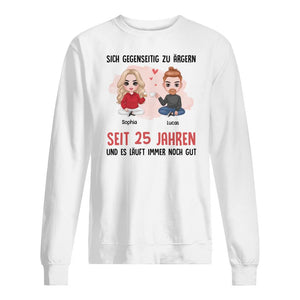 Personalisiertes T-shirt für Paare | personalisierte Geschenke für Paar | Sich Gegenseitig Zu Ärgern