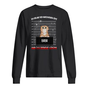 Personalisiertes T-shirt für Katzenliebhaber | personalisierte Geschenke für Katzenliebhaber |  Ungezogenen Liste