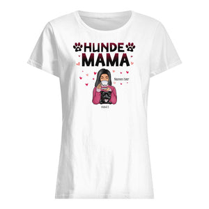 Personalisiertes T-shirt für Hundeliebhaber | personalisierte Geschenke für Hundemama | Hundemama