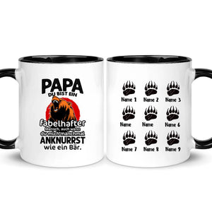 Taza Personalizada Para Papá | Personalizado Regalos Para Padre | Papa, Du Bist Ein Fabelhafter Mensch