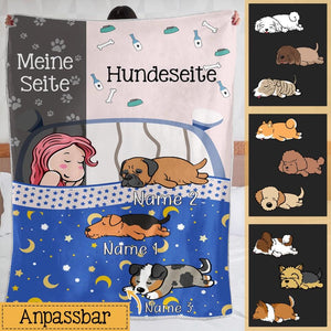 Personalisierte Decke für Hundeliebhaber | personalisierte Geschenke für Hundeliebhaber | Hundeseite
