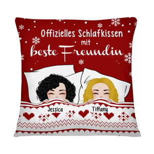 Personalisiertes Kissen für Freund | personalisierte Geschenke für Freund | Offizielles Schlafkissen Mit Beste Freundin