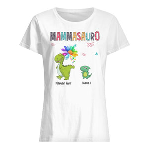 Personalisiertes T-shirt für Mama | personalisierte Geschenke für Mama| Mamasaurier
