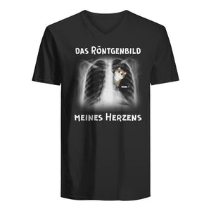 Personalisiertes T-shirt für Katzenliebhaber | personalisierte Geschenke für Katzenliebhaber | das Röntgenbild meines Herzens