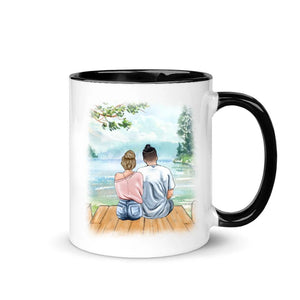 Personalisierte Tasse für Paare | personalisierte Geschenke für Pärchen | Spezielle Datumskalender