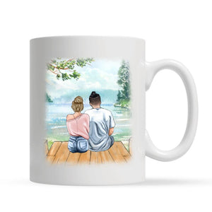 Personalisierte Tasse für Paare | personalisierte Geschenke für Pärchen | Spezielle Datumskalender