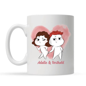 Personalisierte Tasse für Freundin | personalisierte Geschenke für Pärchen | Ich Verspreche Ich Werde Immer An Deiner Seite Sein