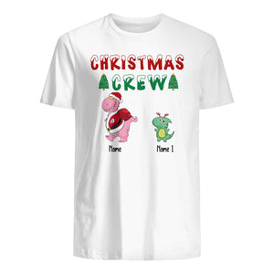 Personalisiertes T-shirt für Papa und Opa | personalisierte Geschenke für Papa und Opa| Christmas Crew