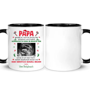 Personalisierte Tasse für Papa | personalisierte Geschenke für Vater | Papa genießt dein letztes Weihnachten