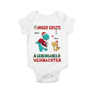 Personalisiertes T-shirt für Papa & Kind | personalisierte Geschenke für Vater und Kind | unser erste gemeinsames weihnachten