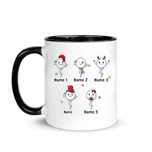 Personalisierte Tasse für Papa | personalisierte Geschenke für Vater | Papa, wir sind froh, dass wir nicht nur Wichser waren Fröhliche Weihnachten