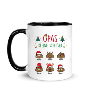 Personalisierte Tasse für Opa | personalisierte Geschenke für Opa | Opas kleine Scheißer