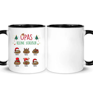 Personalisierte Tasse für Opa | personalisierte Geschenke für Opa | Opas kleine Scheißer