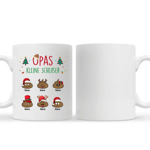 Personalisierte Tasse für Opa | personalisierte Geschenke für Opa | Opas kleine Scheißer