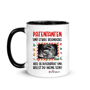 Personalisierte Tasse für Paten/ Patentante | personalisierte Geschenke für Paten/ Patentante | Willst du meine sein?