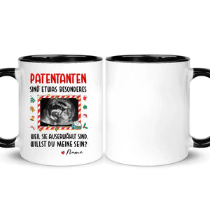 Personalisierte Tasse für Paten/ Patentante | personalisierte Geschenke für Paten/ Patentante | Willst du meine sein?