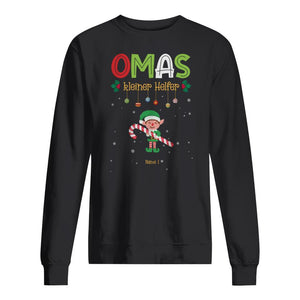 Personalisiertes T-Shirt für Omas | Personalisierter Cadeau für Omas | Omas Kleiner Helfer