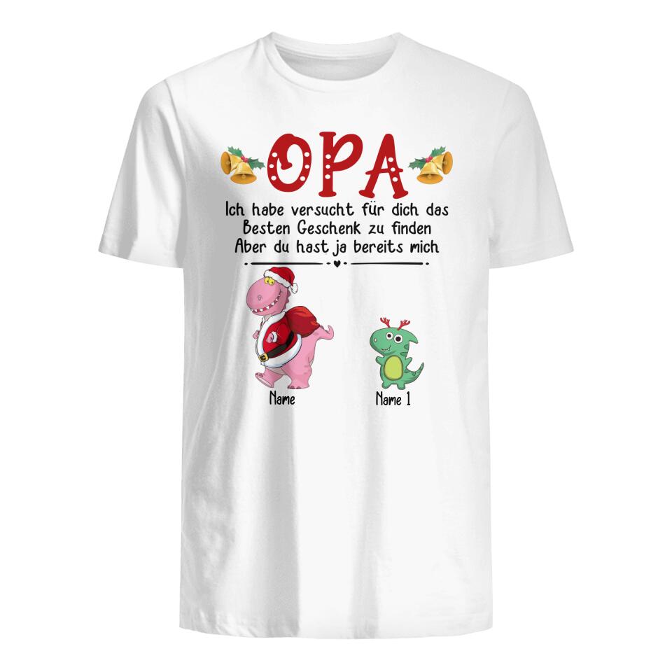 Personalisiertes T-shirt für Opa | personalisierte Geschenke für Opa | Opa Besten Geschenk zu finden