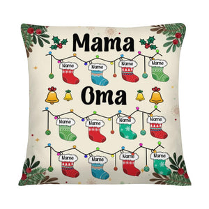 Personalisiertes Kissen für Oma | personalisierte Geschenke für Großmutter | Aktien mit Namen Mama Oma