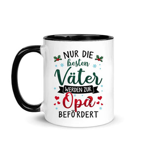 Personalisierte Tasse für Opa | personalisierte Geschenke für Großvater | Nur die besten Väter werden zum Opa befördert