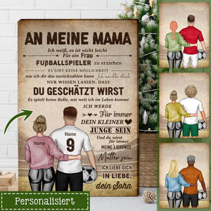 Personalisierte Leinwand für Mama | personalisierte Geschenke für Mutter | An meine mama