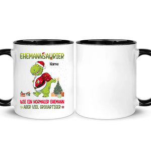 Personalisierte Tasse für Ehemann | personalisierte Geschenke für Ehemann | Ehemannsaurier wie ein normaler Ehemann aber viel großartiger