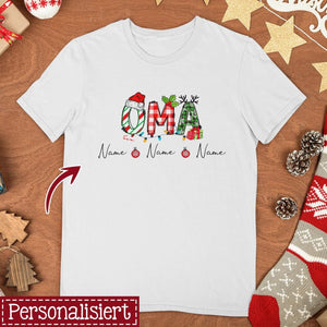 Personalisiertes T-shirt für Oma  | personalisierte Geschenke für Großmutter | Oma