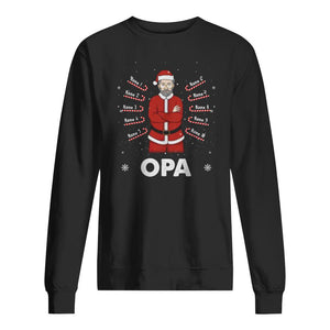 Personalisiertes T-shirt für Opa | personalisierte Geschenke für Opa | Opa Weihnachten