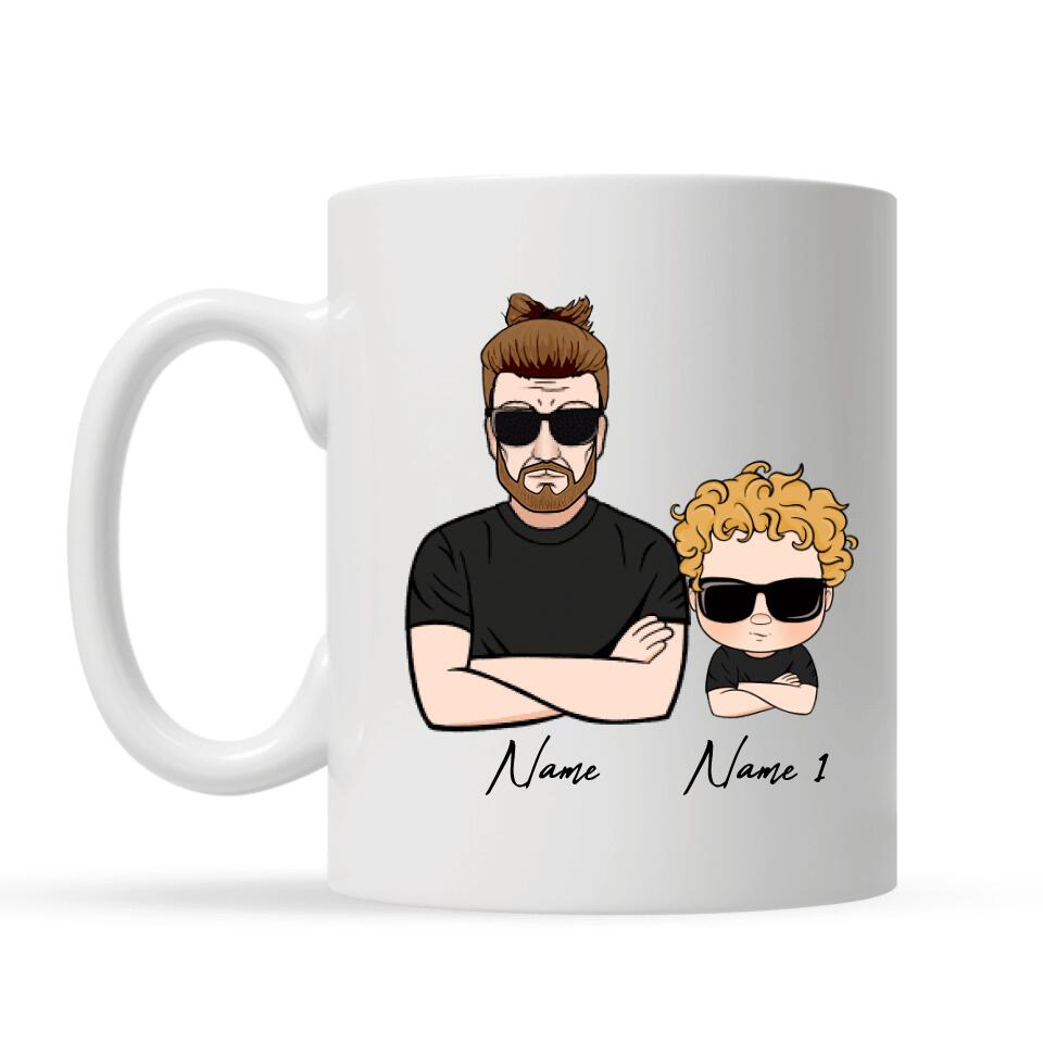 Personalisierte Tasse für Papa | personalisierte Geschenke für Vater | Danke, Papa, dass du nicht ausgezohen hast