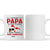 Personalisierte Tasse für Papa | personalisierte Geschenke für Vater | Papa Lustige Geschenke Für Papa An Weihnachten