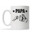 Personalisierte Tasse für Papa | personalisierte Geschenke für Vater | Von Hand zu Hand