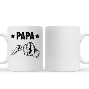 Personalisierte Tasse für Papa | personalisierte Geschenke für Vater | Von Hand zu Hand