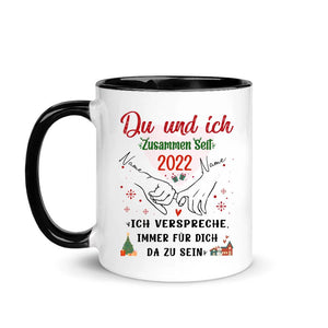 Personalisierte Tasse für freundin| personalisierte Geschenke für Paare | Du und ich zusammen